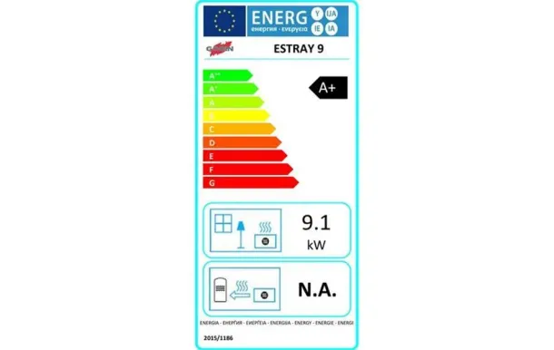 GODIN Poêle à granulés éle 490329NOIR